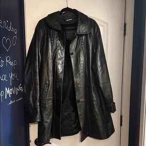 Knoles & Carter Black Leather Jacket